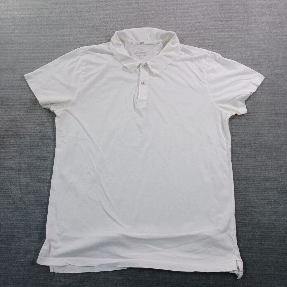 SAVED KHAKI Classic White Polo Shirt